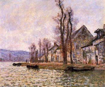 尅勞德 莫奈 The Bend of the Seine at Lavacourt, Winter